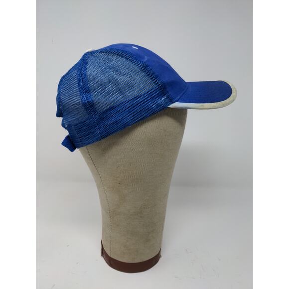 Utility Supply Company Mesh Back Strapback Hat Prime Cap Blue - Picture 5 of 10
